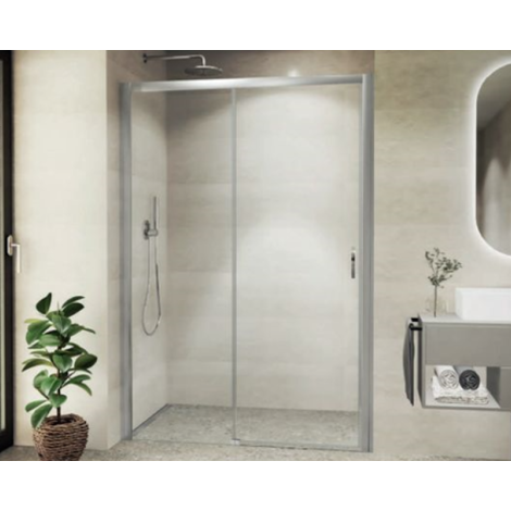 Porte de douche coulissante Ixia 2 silver